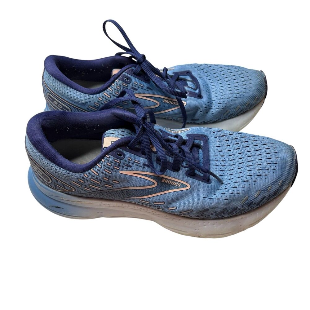 Brooks Glycerin 20 Women's Running Shoes Size 10.5 Blue and Pink Sneakers